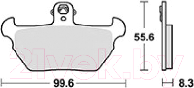 

Тормозные колодки TRW, MCB621