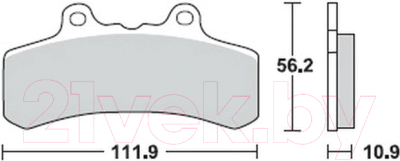 

Тормозные колодки TRW, MCB635RQ