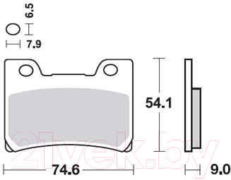 

Тормозные колодки TRW, MCB642SV