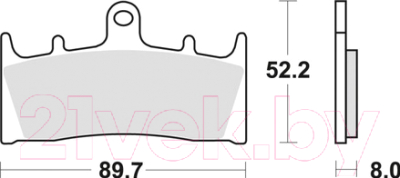 

Тормозные колодки TRW, MCB659SV
