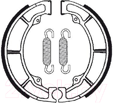 Тормозные колодки TRW MCS853