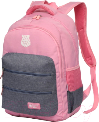 Школьный рюкзак Sun Eight SE-8246 (розовый/серый)