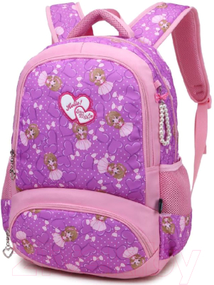 Школьный рюкзак Sun Eight Принцесса / SE-8190 (фиолетовый/розовый)