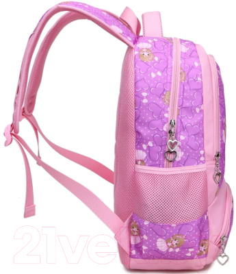 Школьный рюкзак Sun Eight Принцесса / SE-8190 (фиолетовый/розовый)