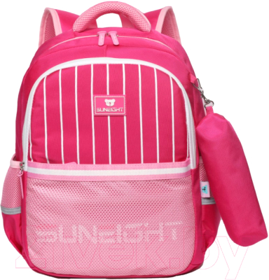 Школьный рюкзак Sun Eight Полосы / SE-2715 (розовый)