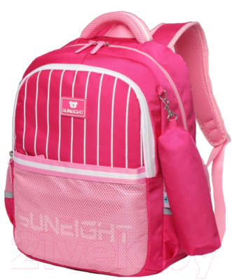 Школьный рюкзак Sun Eight Полосы / SE-2715 (розовый)