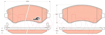 Тормозные колодки TRW GDB4126