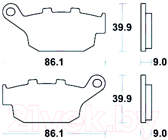 Тормозные колодки TRW MCB841