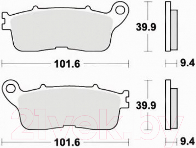 Тормозные колодки TRW MCB848SH