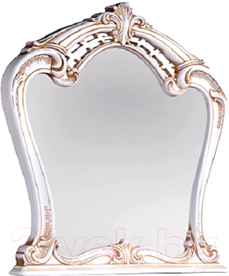 Зеркало Мебель-КМК Розалия 0456.5 (белый/золото)