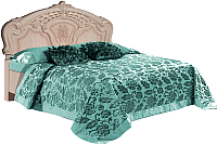 Двуспальная кровать Мебель-КМК Розалия 0456.1-01 (дуб молочный) - 