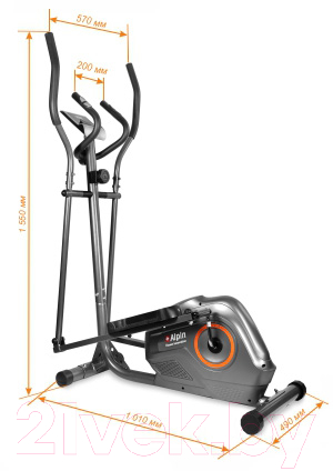 Эллиптический тренажер Alpin Sante X-171 — фото 2