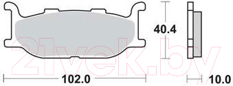 

Тормозные колодки TRW, MCB640SV