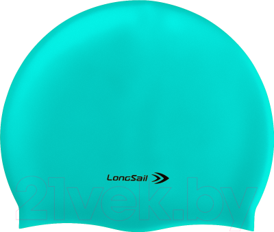 Шапочка для плавания LongSail Силикон (бирюзовый)