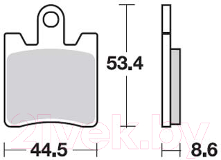 

Тормозные колодки TRW, MCB706SV