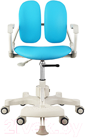 Кресло детское Duorest Kids DR-280D 2SEB1 (экокожа голубой)