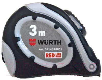 Рулетка Wurth Red Line 0714699923 (8м)