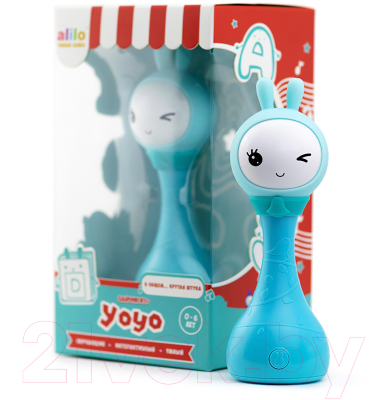 Интерактивная игрушка Alilo Умный зайка R1 Yoyo / 61035 (синий)