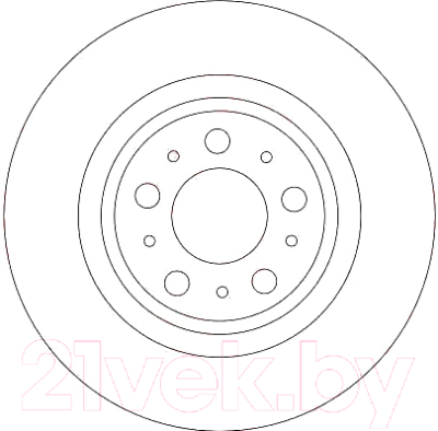 

Тормозной диск TRW, DF4338