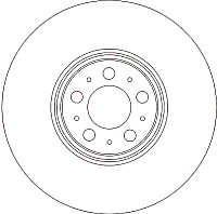 Тормозной диск TRW DF4340S - 