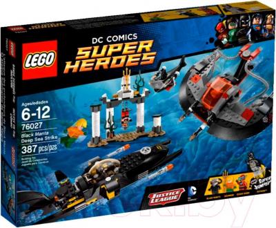 Конструктор Lego Super Heroes Глубоководная атака Черного Манта (76027) - упаковка