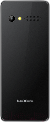 Мобильный телефон Texet TM-D225 (черный + сетевое ЗУ) - вид сзади