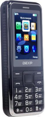 Мобильный телефон DEXP Larus M5 (черный) - общий вид