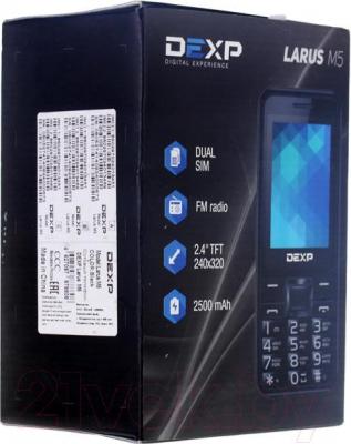 Мобильный телефон DEXP Larus M5 (черный) - упаковка