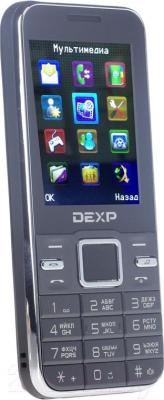 Мобильный телефон DEXP Larus M2 (серый) - общий вид