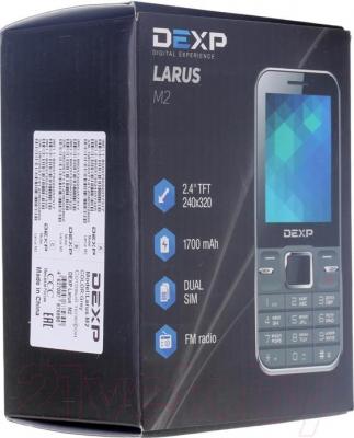 Мобильный телефон DEXP Larus M2 (серый) - упаковка