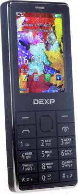 Мобильный телефон DEXP Larus M3 (черный) - общий вид