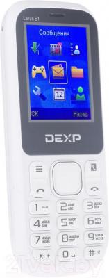 Мобильный телефон DEXP Larus E1 (белый) - общий вид
