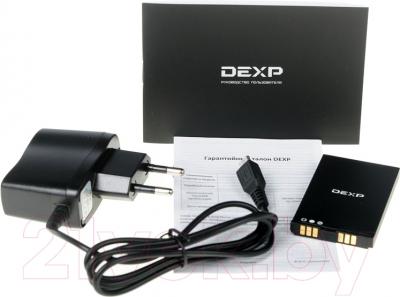 Мобильный телефон DEXP Larus E4 (черный) - комплектация
