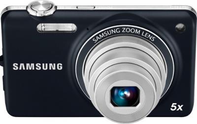 Компактный фотоаппарат Samsung ST65 (EC-ST65ZZBPURU) Dark Blue - Вид спереди