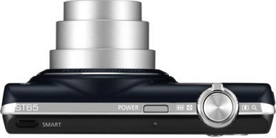 Компактный фотоаппарат Samsung ST65 (EC-ST65ZZBPURU) Dark Blue - Вид сверху