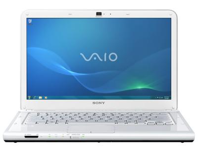 Ноутбук Sony VAIO VPCCA3S1R/W - спереди
