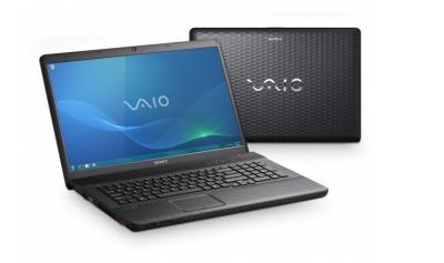 Ноутбук Sony VAIO VPCEJ2S1R/B - спереди и сзади