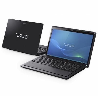Ноутбук Sony VAIO VPCSE1X1R/B - спереди и сзади