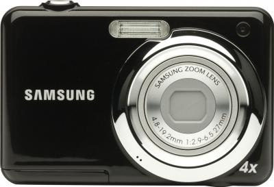 Компактный фотоаппарат Samsung ES9 (EC-ES9ZZZBABRU) Black - вид спереди
