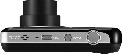 Компактный фотоаппарат Samsung PL120 (EC-PL120ZFPBRU) Black - вид сверху