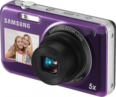 Компактный фотоаппарат Samsung PL120 (EC-PL120ZFPLRU) Violet - общий вид