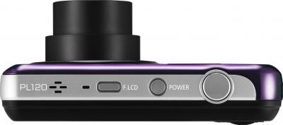 Компактный фотоаппарат Samsung PL120 (EC-PL120ZFPLRU) Violet - вид сверху