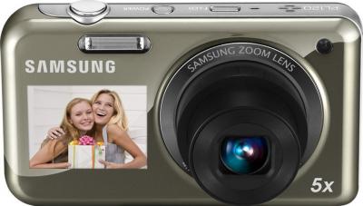 Компактный фотоаппарат Samsung PL120 Silver - общий вид