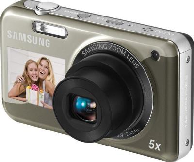 Компактный фотоаппарат Samsung PL120 Silver - общий вид