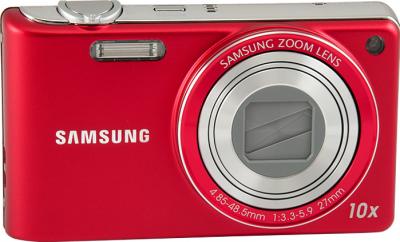 Компактный фотоаппарат Samsung PL210 (EC-PL210ZBPRRU) Red - общий вид