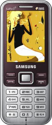 Мобильный телефон Samsung C3322 (красный) - вид спереди