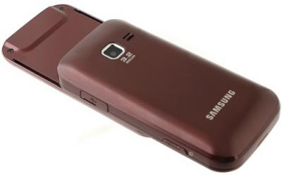 Мобильный телефон Samsung C3752 Red (GT-C3752 WRASER) - общий вид