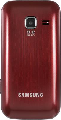 Мобильный телефон Samsung C3752 Red (GT-C3752 WRASER) - вид сзади