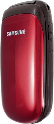 Мобильный телефон Samsung E1150 Red (GT-E1150 RRISER) - вид сбоку