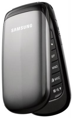 Мобильный телефон Samsung E1150 Silver (GT-E1150 TSISER) - в полуоткрытом виде